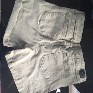 Light green shorts